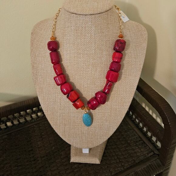 Minu MJ Statement Necklace ~ Must -have for Fashinistas! Boho Eclectic Oiriginal - Picture 3 of 14